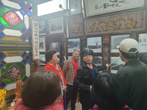 李建辉、叶康宁一行公益交流在广州海珠区