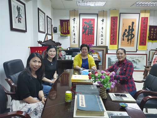 志愿者公益交流在广州博爱轩，番禺万达广场