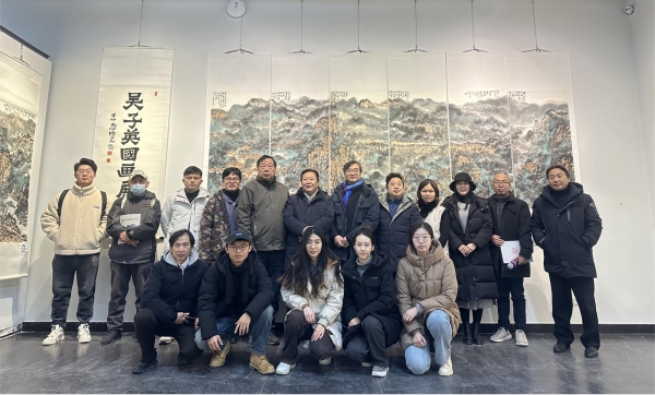 著名艺术家吴子英--国画大展在京师美术馆举行